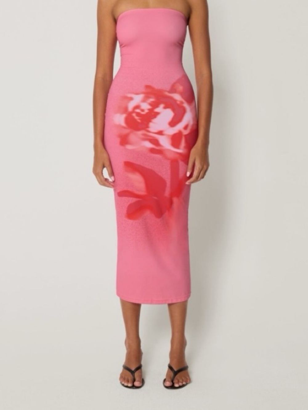 KHY X Loannes Pink Floral Dress